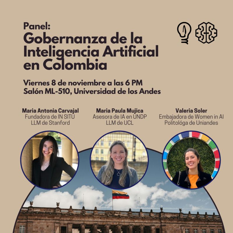 Panel sobre gobernanza de la IA en Colombia